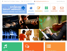 Tablet Screenshot of cagdassanatmerkezi.com